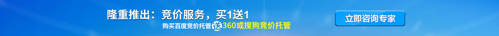 隆重推出：竞价服务，买一送一